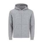 Sweat unisexe en coton et polyester MKT Astro 280 g/m² couleur gris première vue