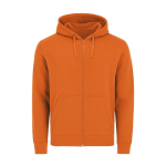 Sweat unisexe en coton et polyester MKT Astro 280 g/m² couleur orange première vue