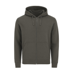 Sweat unisexe en coton et polyester MKT Astro 280 g/m² couleur gris foncé première vue