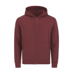 Sweat unisexe en coton et polyester MKT Astro 280 g/m² couleur grenat première vue