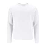 Sweat unisexe en coton et polyester MKT Cosmos 280 g/m² couleur blanc première vue