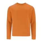 Sweat unisexe en coton et polyester MKT Cosmos 280 g/m² couleur orange première vue