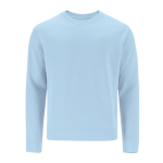 Sweat unisexe en coton et polyester MKT Cosmos 280 g/m² couleur bleu ciel première vue