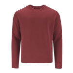 Sweat unisexe en coton et polyester MKT Cosmos 280 g/m² couleur grenat première vue