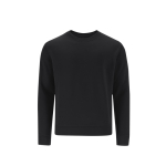 Sweat unisexe enfant en coton et polyester MKT Cosmos 280 g/m² couleur noir première vue