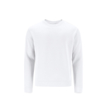 Sweat unisexe enfant en coton et polyester MKT Cosmos 280 g/m² couleur blanc première vue