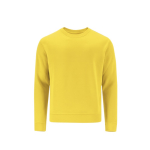 Sweat unisexe enfant en coton et polyester MKT Cosmos 280 g/m² couleur jaune première vue