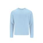 Sweat unisexe enfant en coton et polyester MKT Cosmos 280 g/m² couleur bleu ciel première vue