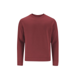 Sweat unisexe enfant en coton et polyester MKT Cosmos 280 g/m² couleur grenat première vue