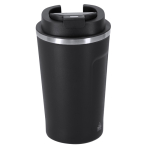 Gobelet en acier inox recyclé avec indicateur de température 400 ml couleur noir première vue