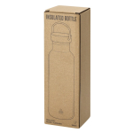 Gourde isotherme en acier inoxydable avec poignée de transport 500 ml vue avec boîte