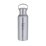 Gourde isotherme en acier inoxydable avec poignée de transport 500 ml vue principale