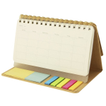 Carnet avec planificateur hebdomadaire pliable et bloc-notes A5  troisième vue
