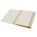 Carnet avec planificateur hebdomadaire pliable et bloc-notes A5 cinquième vue