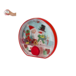 Console de jeu aquatique avec design de Noël et bouton rouge au centre