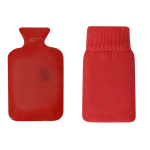 Chauffe-mains réutilisable avec housse en polyester couleur rouge première vue