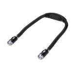 Lampe de lecture mains libres avec design ergonomique et 4 LED couleur noir première vue