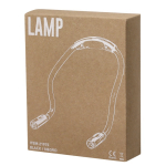 Lampe de lecture mains libres avec design ergonomique et 4 LED vue avec boîte