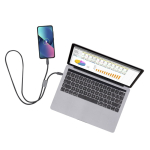 Tour de cou avec câble de chargement et transfert de données 60W quatrième vue