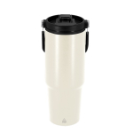 Gobelet isotherme en inox recyclé avec anse assortie 900 ml couleur naturel première vue