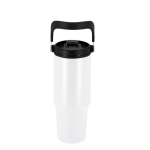 Gobelet isotherme en inox recyclé avec anse assortie 900 ml neuvième vue