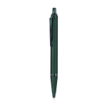 Stylo à bille en aluminium avec finition gomme, encre bleue