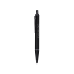 Stylo à bille en aluminium avec finition gomme, encre bleue vue principale