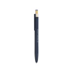 Stylo avec pointe tactile en aluminium et bambou, encre bleue vue principale