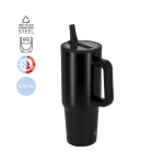 Gobelet isotherme en acier inoxydable avec anse de transport 870 ml