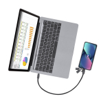 Bracelet avec câble de chargement et transfert de données 60W cinquième vue