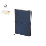Carnet en cuir synthétique avec bloc-notes intérieur, pages lignées A6