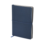 Carnet en cuir synthétique avec bloc-notes intérieur, pages lignées A6 deuxième vue