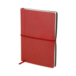 Carnet en cuir synthétique avec bloc-notes intérieur, pages lignées A6 cinquième vue