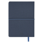 Carnet en cuir synthétique avec bloc-notes intérieur, pages lignées A6 sixième vue