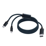 Câble de chargement en aluminium, magnétique pour éviter les nœuds deuxième vue