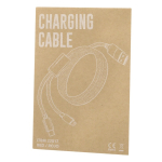 Câble de chargement en aluminium, magnétique pour éviter les nœuds vue avec boîte