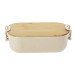Lunch box avec couvercle hermétique en bambou 850 ml couleur naturel première vue