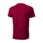 T-shirt à manches courtes pour homme en coton 160 g/m² Elevate Life couleur bordeaux vue arrière