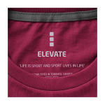 T-shirt à manches courtes pour homme en coton 160 g/m² Elevate Life couleur bordeaux vue détail 3