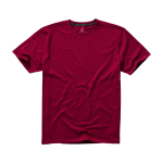 T-shirt à manches courtes pour homme en coton 160 g/m² Elevate Life couleur bordeaux