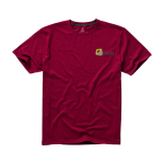 T-shirt à manches courtes pour homme en coton 160 g/m² Elevate Life couleur bordeaux