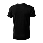 T-shirt à manches courtes pour homme en coton 160 g/m² Elevate Life couleur noir vue arrière