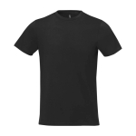 T-shirt à manches courtes pour homme en coton 160 g/m² Elevate Life couleur noir deuxième vue frontale