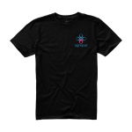 T-shirt à manches courtes pour homme en coton 160 g/m² Elevate Life couleur noir