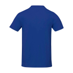 T-shirt à manches courtes pour homme en coton 160 g/m² Elevate Life couleur bleu deuxième vue arrière