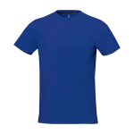 T-shirt à manches courtes pour homme en coton 160 g/m² Elevate Life couleur bleu deuxième vue frontale