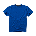 T-shirt à manches courtes pour homme en coton 160 g/m² Elevate Life couleur bleu