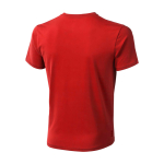 T-shirt à manches courtes pour homme en coton 160 g/m² Elevate Life couleur rouge vue arrière