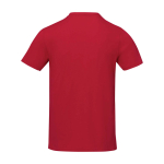 T-shirt à manches courtes pour homme en coton 160 g/m² Elevate Life couleur rouge deuxième vue arrière