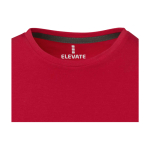 T-shirt à manches courtes pour homme en coton 160 g/m² Elevate Life couleur rouge vue détail 1